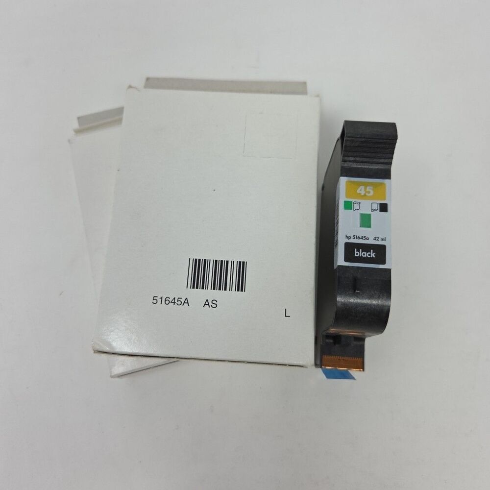 2PK Genuine HP 45 51645A Black Ink Deskjet 6122 960 980 1180 1120 890 959 950